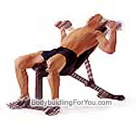 incline dumbell bench press